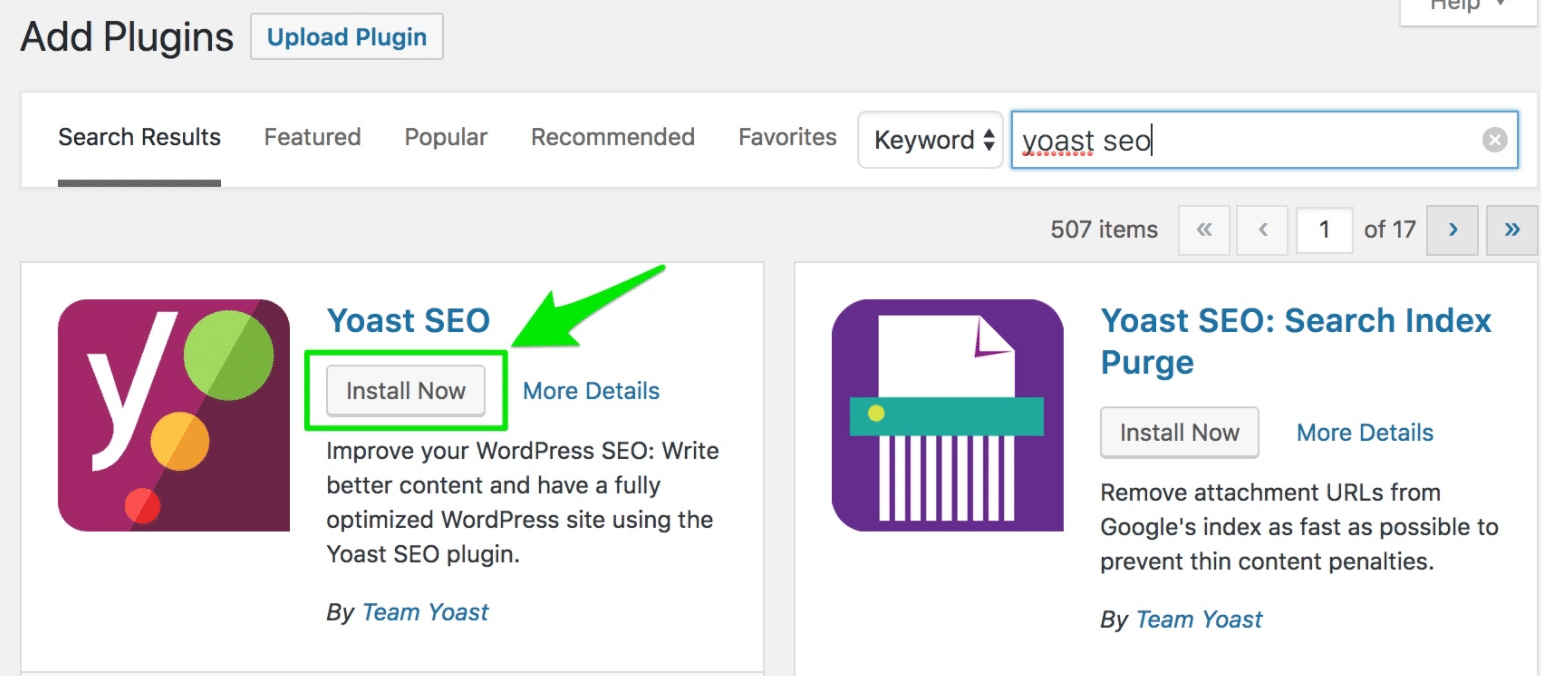 installer yoast seo