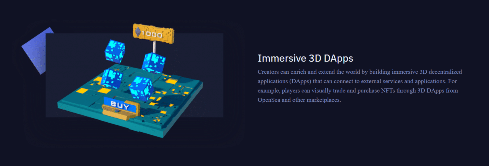 application décentralisée 3D