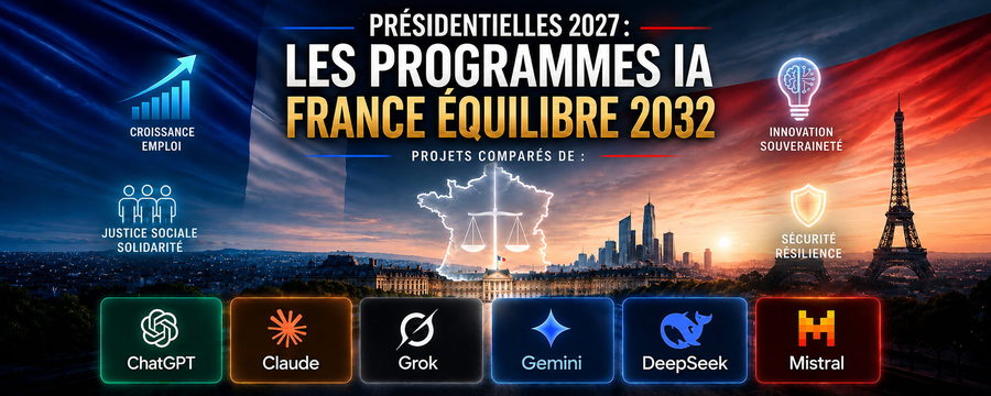 France Équilibre 2032 — six IA face au retour à l'équilibre des finances publiques