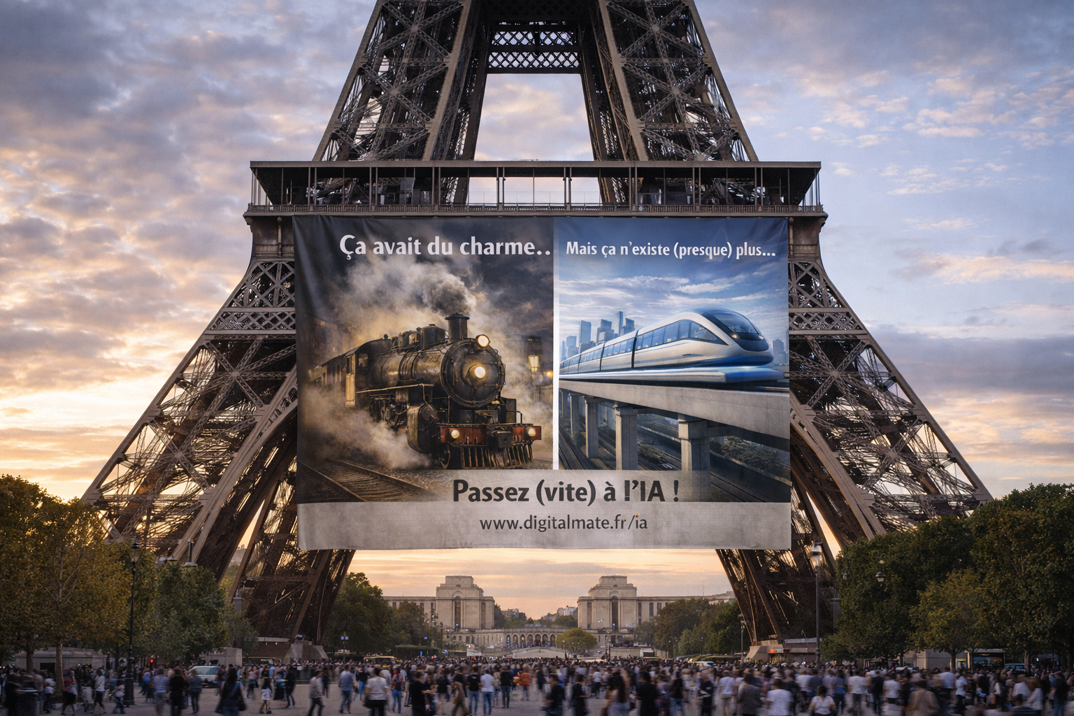 Publicité IA — Version A : Passez vite à l'IA